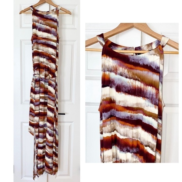 Ilse Jacobson Halter Maxi Dress in Langoustino NWT Size Medium - Picture 5 of 14